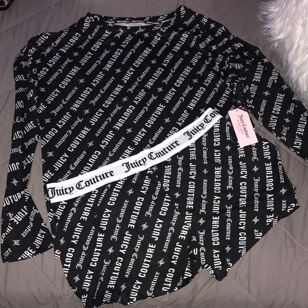 Juicy Couture logo pj set (size M) 👑